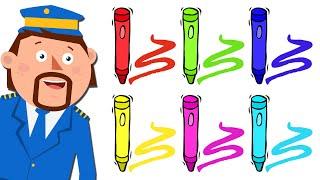 Learn Colors And Vehicle Names + More Educational Videos For Kids | Captain Discovery