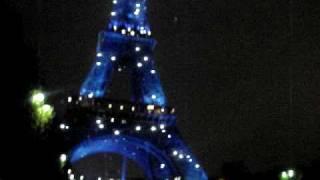 Sheenu's trip to Paris - Evening Outside Eiffel Tower