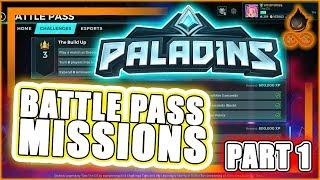 Battle Pass Part 1 All Missions Tips and Tricks! PALADINS REMIX