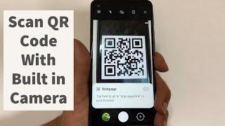 How to scan QR code from camera on Samsung Galaxy A21s, A31, A51, M31s,  etc