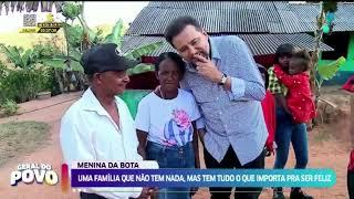 História da Menina da Bota é contada no programa Geraldo do Povo na Rede TV e ganha muitos prêmios