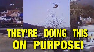 Government Helicopter DESTROYS Aid In North Carolina!