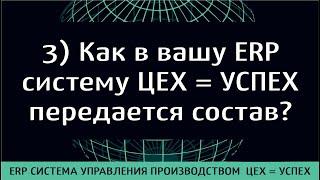 Как в вашу ERP систему ЦЕХ = УСПЕХ передается состав