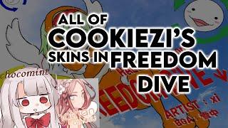 All of COOKIEZI'S Skins in FREEDOM DIVE!