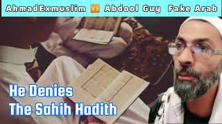 AhmadExmuslim  Abdool Guy  Fake Arab - He Denies The Sahih Hadith |Educational Purposes