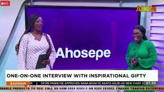 Inspirational Gifty on Badwam Ahosepe on Adom Tv with Sister Sandy. (Faithful God)