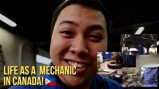 DAY IN A LIFE | FILIPINO MECHANIC IN CANADA | VLOG #4