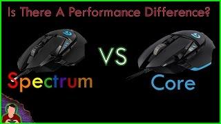 Logitech G502 Proteus Spectrum Vs Logitech G502 Proteus Core | PERFORMANCE TEST