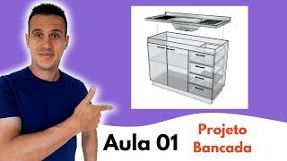 Aula 01 - Aprenda a Projetar Móveis - Iniciando na Modelagem em 3D...