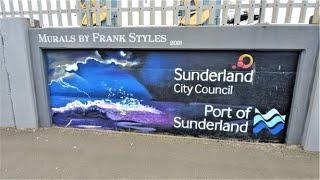 Port of Sunderland. (4K) Murals by Frank Styles.