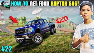  How To Unlock Ford Raptor 6X6 - K-650 For Free | Drive Zone Online Gameplay Video In Hindi | #22