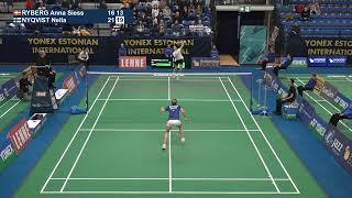 Match point - A Ryberg vs N Nyqvist - WS, Final - Estonian Int. 2025