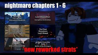 [skibi defense] how to beat nightmare chapters 1 - 6 again (SOLO)