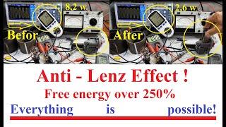 Экономия в 3 раза на электричестве, банально просто! Anti Lenz effect! Free energy!