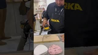 Mirka at IWF 2024: Demonstrating Ultimax Ligno part 1