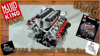  HAMMERgeiler V8 Motor von Mould King | Teil 1 / Bau | 10130 F488 Supercar V8 Engine