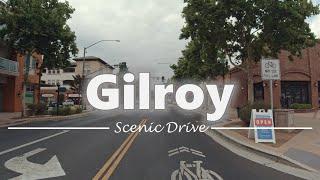 Driving in Downtown Gilroy, California - 4K60fps