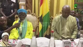 HIs Excellency  John Dramani Mahama break’s fast(Iftar) with National Chief Imam