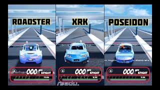 Roadster VS XRK VS Poseidon 2024 Supplementary Fastest Speed Test in Roblox Jailbreak