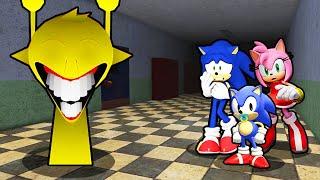 SONIC FAMILY VS SPRUNKI FAMILY IN ROBLOX