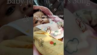 Looks like a born singer! 3-Month-Old Baby Humming Along with Mommy | Heart-Melting Moments