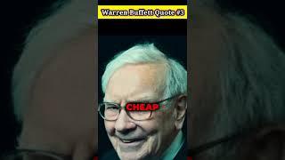 Warren Buffett best Quotes #3 #warrenbuffet #warrenbuffett #warrenbuffettinvesting #shorts money