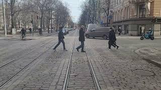 Helsingin raitiolinja 1 Eira-Käpylä. Helsinki tramline 1. @hslhrt @kaupunkiliikenne