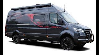 Mercedes campervan designed for a FREEZING WINTER!  Kabe Van 690LB