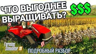 Что выгоднее всего выращивать | Подробный разбор | Farming Simulator 19