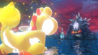 Super Mario 3D World: Bowser's Fury - Giga Cat Yoshi VS Fury Bowser