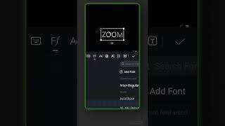 Zoom through text intro (VN app Tutorial) #shorts