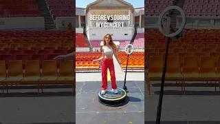 BTS  of Before VS During my Concert  | Andra Gogan