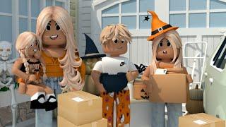 Moving into OUR NEW FALL HOUSE! *MY EX IS BACK...HAUNTED?! * VOICE Roblox Bloxburg RP