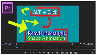 How To Animate Rectangular Shape In Adobe Premiere Pro