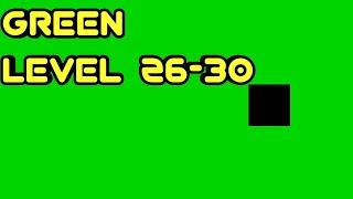 Green Level 26 27 28 29 30 Mobile Puzzle Game For Adult (By Bart Bonte)