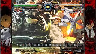 Guilty Gear XXAC+R - Faust drill cancel