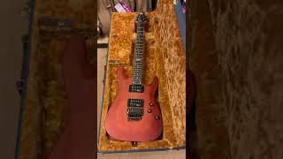 ￼Schecter SGR C-1 Electric Guitar with Floyd Rose - Walnut Satin