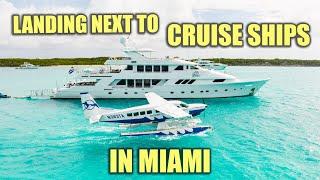 We Landed Next To CRUISE SHIPS In Miami!