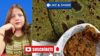 make easy recipe bathua ke paraathe tamatar ki chatni Mamta cooking delight