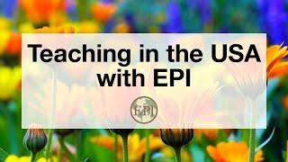 Webinar: Teaching in the USA with Educational Partners International 10.04.22
