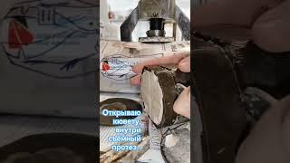Открываю кювету внутри сваренный съёмный протез с цельно-литым базисом. Вместе интереснее#зубы#лайк