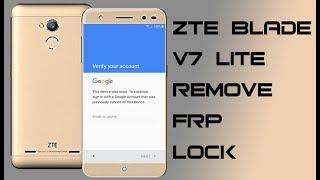 FRP ZTE BLADE V7 LITE BYPASS ACCOUNT GOOGLE LAST UPDATE