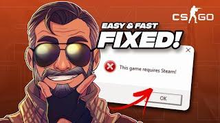 How to Solve/Fix CS:GO Error:"This Game Requires Steam" | No-Steam Version | 100% Work | Techy Nafiz