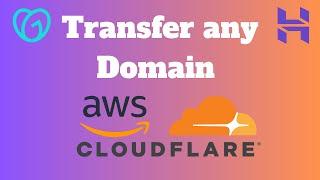 Domain Transfer to AWS or Cloudflare | Complete Step-by-Step Migration Guide