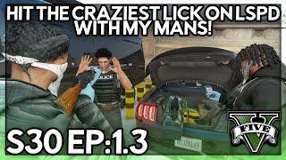 Episode 1.3: Hit The Craziest Lick On LSPD With My Mans! | GTA RP | Grizzley World Chiraq