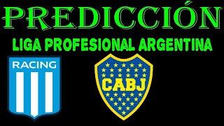 PREDICCION LIGA PROFESIONAL DEL FUTBOL ARGENTINO PARTIDO ENTRE RACING CLUB vs BOCA JUNIORS