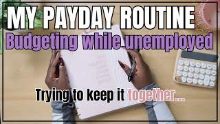 PAYDAY ROUTINE | BUDGET MY SUPPLEMENTAL/UNEMPLOYMENT PAY WITH ME