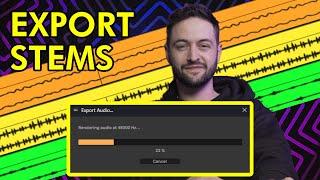 How to Export Stems from Ableton Live 12