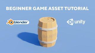 GAME ASSET BEGINNER TUTORIAL - Blender to Unity (Introduction)