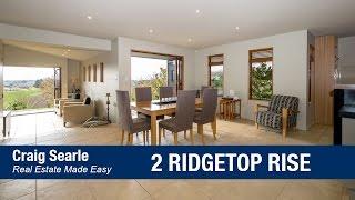 Craig Searle Presents 2 Ridgetop Rise
